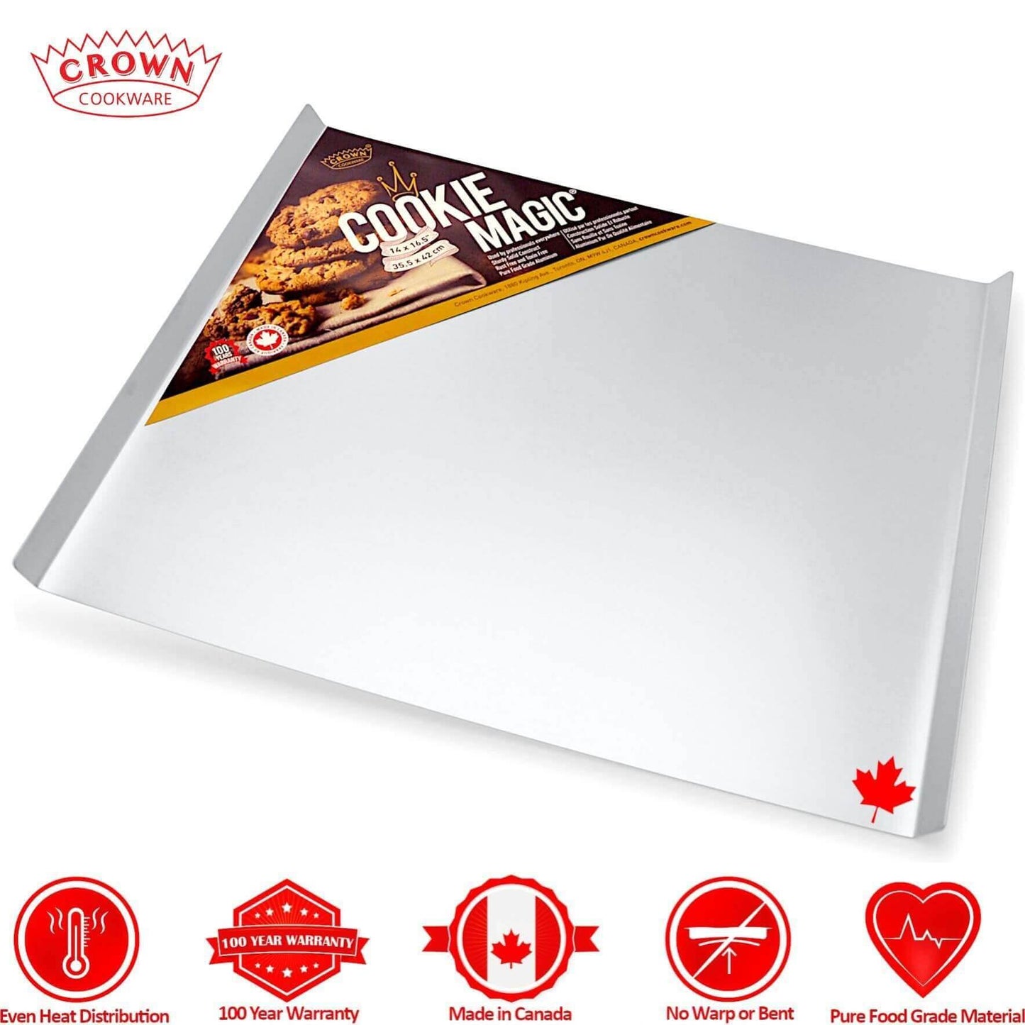 Cookie Sheet, Made in Canada - Crown Cookware