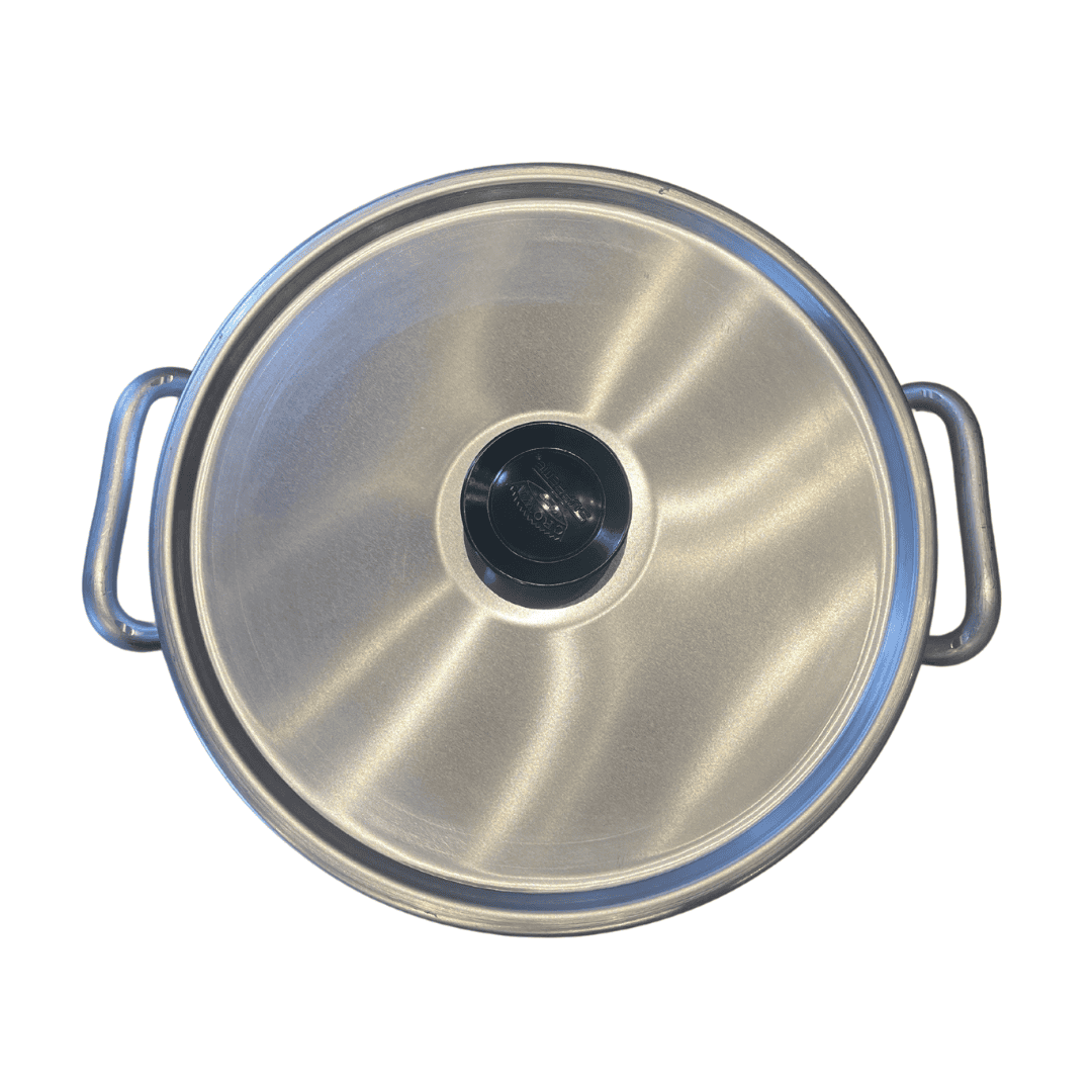 200-12014 Stock Pot Aluminum 14L 10.75" x 8"H - Crown Cookware