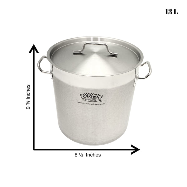stainless steel pot , Canadian-made cookware and bakeware, Premium quality aluminum bakeware, Commercial-grade kitchenware made in Canada, Crown Cookware factory in Toronto, Professional baking pans for home and business, Durable cake pans made in Canada,