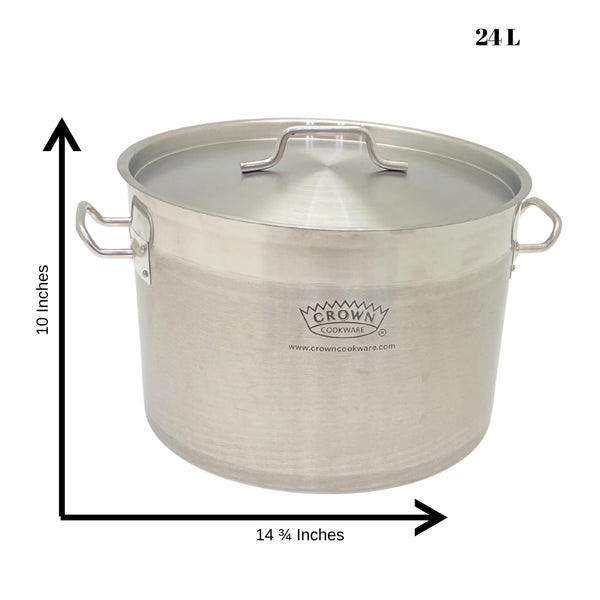 stainless steel pot , Canadian-made cookware and bakeware, Premium quality aluminum bakeware, Commercial-grade kitchenware made in Canada, Crown Cookware factory in Toronto, Professional baking pans for home and business, Durable cake pans made in Canada,