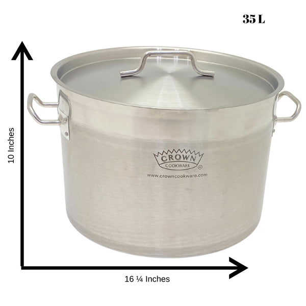 stainless steel pot , Canadian-made cookware and bakeware, Premium quality aluminum bakeware, Commercial-grade kitchenware made in Canada, Crown Cookware factory in Toronto, Professional baking pans for home and business, Durable cake pans made in Canada,