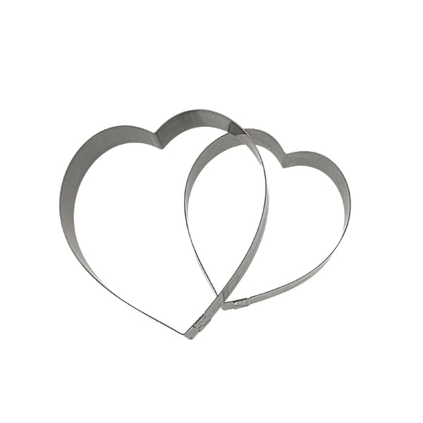 Stainless steel heart cake rings, 1