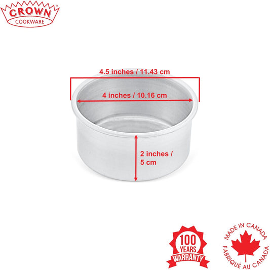Canadian-made cookware and bakeware, Premium quality aluminum bakeware, Commercial-grade kitchenware made in Canada, Crown Cookware factory in Toronto, Professional baking pans for home and business, Durable cake pans made in Canada, High-performance cooking tools for chefs, 4x2 cake pan