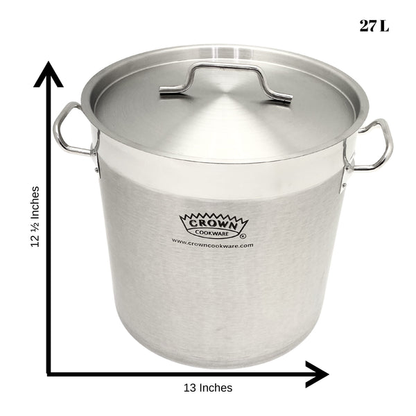 stainless steel pot , Canadian-made cookware and bakeware, Premium quality aluminum bakeware, Commercial-grade kitchenware made in Canada, Crown Cookware factory in Toronto, Professional baking pans for home and business, Durable cake pans made in Canada,