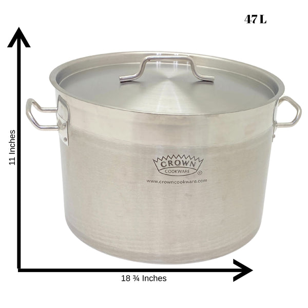 stainless steel pot , Canadian-made cookware and bakeware, Premium quality aluminum bakeware, Commercial-grade kitchenware made in Canada, Crown Cookware factory in Toronto, Professional baking pans for home and business, Durable cake pans made in Canada,