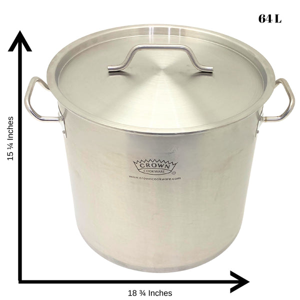 stainless steel pot , Canadian-made cookware and bakeware, Premium quality aluminum bakeware, Commercial-grade kitchenware made in Canada, Crown Cookware factory in Toronto, Professional baking pans for home and business, Durable cake pans made in Canada,