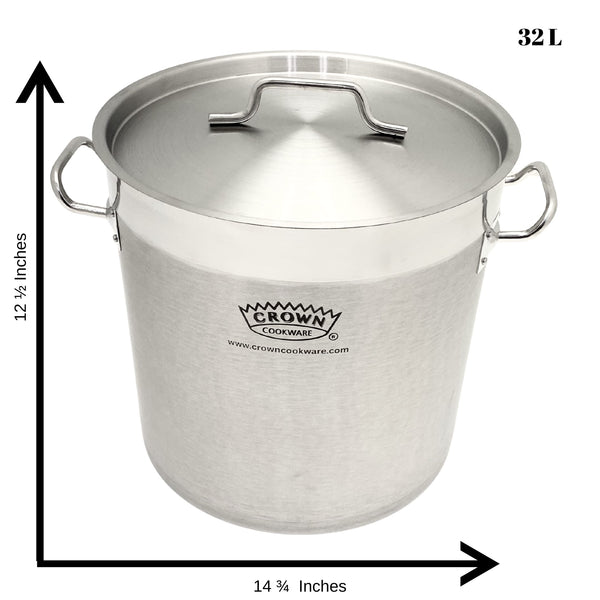 stainless steel pot , Canadian-made cookware and bakeware, Premium quality aluminum bakeware, Commercial-grade kitchenware made in Canada, Crown Cookware factory in Toronto, Professional baking pans for home and business, Durable cake pans made in Canada,