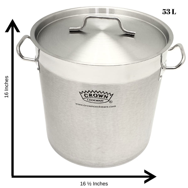 stainless steel pot , Canadian-made cookware and bakeware, Premium quality aluminum bakeware, Commercial-grade kitchenware made in Canada, Crown Cookware factory in Toronto, Professional baking pans for home and business, Durable cake pans made in Canada,