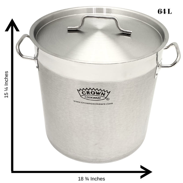 stainless steel pot , Canadian-made cookware and bakeware, Premium quality aluminum bakeware, Commercial-grade kitchenware made in Canada, Crown Cookware factory in Toronto, Professional baking pans for home and business, Durable cake pans made in Canada,