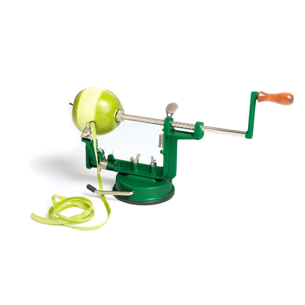 APPLE PEELING MACHINE WITH SUCTION BASE, Aluminum Apple Peeling Machine with Suction Base for Easy and Quick Peeling - Crown Cookware