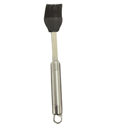 Basting Brush: Stainless Steel Handle with Silicone Brush - Crown Cookware