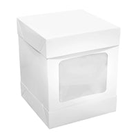 Box for Cake - White Window (each) - Crown Cookware