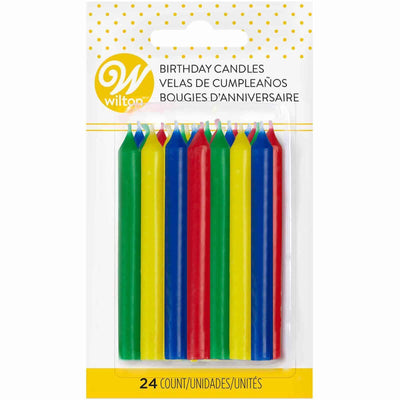 Candles Round 2.5 Inch - 24 Pieces - Crown Cookware