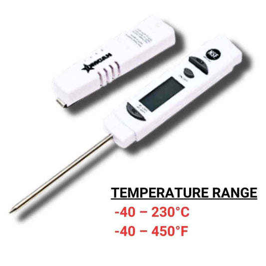 Digital Thermometer , 40-450 F, With Protective Sleeve - Crown Cookware