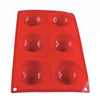 Hemisphere High Heat Silicone Baking Mold, 6 Cavities, 2.7 Oz - Crown Cookware
