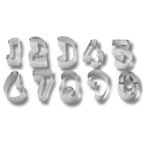 NUMBER COOKIE CUTTER SET 2