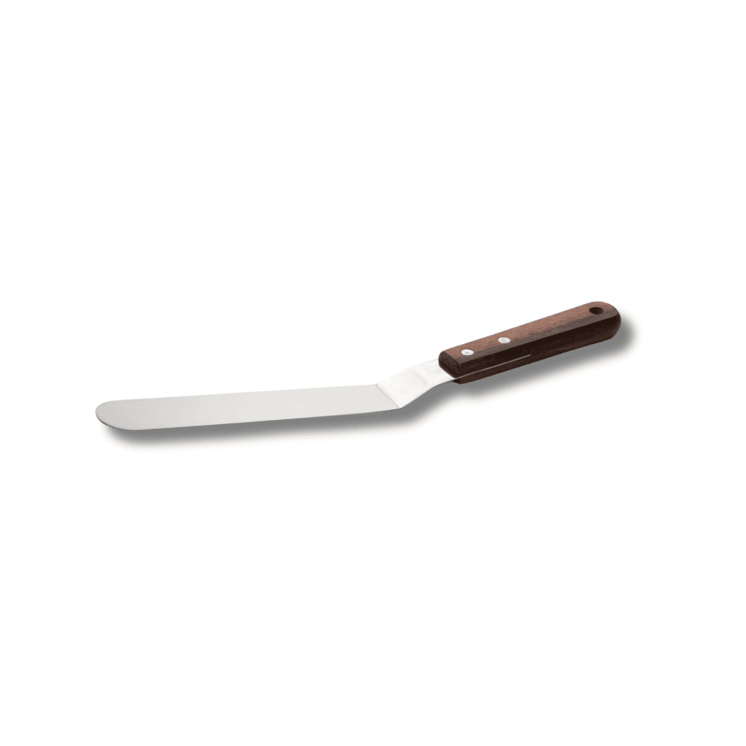 Offset Spatula, 8" - Frosting Spatula, Stainless Steel, Sturdy, Comfortable Grip