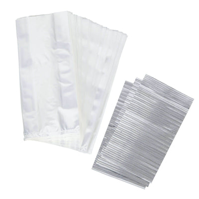 Clear Party Bags with Ties, 150 PKG - Crown Cookware