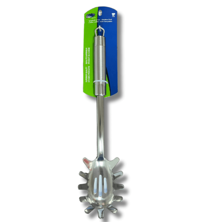 PASTA FORK STAINLESS STEEL - Stainless Steel, Durable, Spaghetti Rake, Pasta Server 
