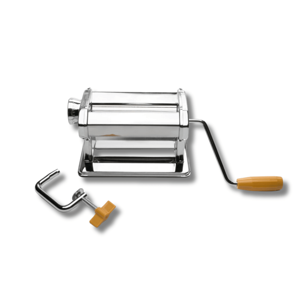 PASTA MACHINE STAINLESS STEEL - Homemade Pasta, Beginner-Friendly, Durable, Professional Results