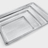 Canadian-made cookware and bakeware, Premium quality aluminum bakeware, Commercial-grade kitchenware made in Canada, Crown Cookware factory in Toronto, Professional baking pans for home and business, Durable cake pans made in Canada, High-performance cooking tools for chefs, Perforated Sheet Pans - Crown Cookware