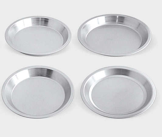 PIE PLATES ALUMINIUM - Crown Cookware, Made in Canada, Durable, Food-Grade, 16 Gauge
