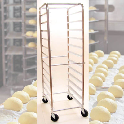 Light Duty Weld Knockdown Rack, 12 Slide, 18"X26", Asia - Crown Cookware