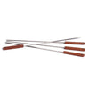 Canadian-made cookware and bakeware, Premium quality aluminum bakeware, Commercial-grade kitchenware made in Canada, Crown Cookware factory in Toronto, Professional baking pans for home and business, Durable cake pans made in Canada, High-performance cooking tools for chefs, ROSEWOOD COLLECTION BBQ SKEWERS STAINLESS STEEL SET OF 4 - Crown Cookware