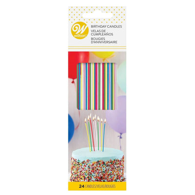 SLENDER CANDLES 6.5" 24 PC - Crown Cookware