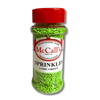 Canadian-made cookware and bakeware, Premium quality aluminum bakeware, Commercial-grade kitchenware made in Canada, Crown Cookware factory in Toronto, Professional baking pans for home and business, Durable cake pans made in Canada, High-performance cooking tools for chefs, SPRINKLES LIME GREEN 80G - Crown Cookware, cake decorations, green sprinkles
