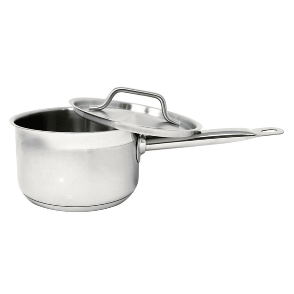 STAINLESS STEEL SAUCE PANS WITH COVER- stainless steel sauce pan with cover, perfect for versatile cooking and easy cleanup - Crown Cookware