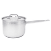 Canadian-made cookware and bakeware, Premium quality aluminum bakeware, Commercial-grade kitchenware made in Canada, Crown Cookware factory in Toronto, Professional baking pans for home and business, Durable cake pans made in Canada, High-performance cooking tools for chefs, STAINLESS STEEL SAUCE PANS WITH COVER - Crown Cookware