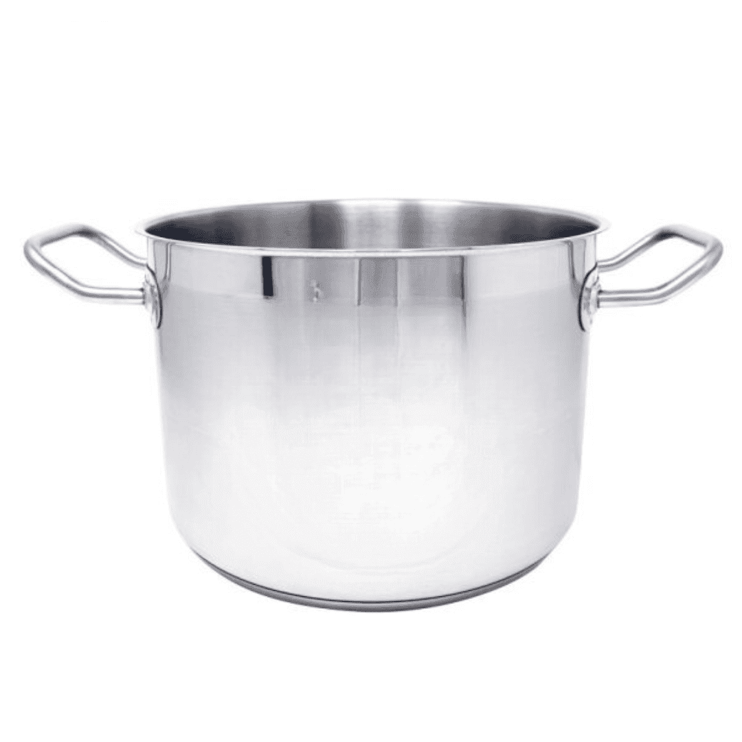 STAINLESS STEEL STOCK POT WITH COVER
