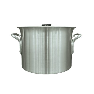 Canadian-made cookware and bakeware, Premium quality aluminum bakeware, Commercial-grade kitchenware made in Canada, Crown Cookware factory in Toronto, Professional baking pans for home and business, Durable cake pans made in Canada, High-performance cooking tools for chefs, Stock Pot Aluminum, 14L, 10.75" x 8"H, Made in Canada - Crown Cookware
