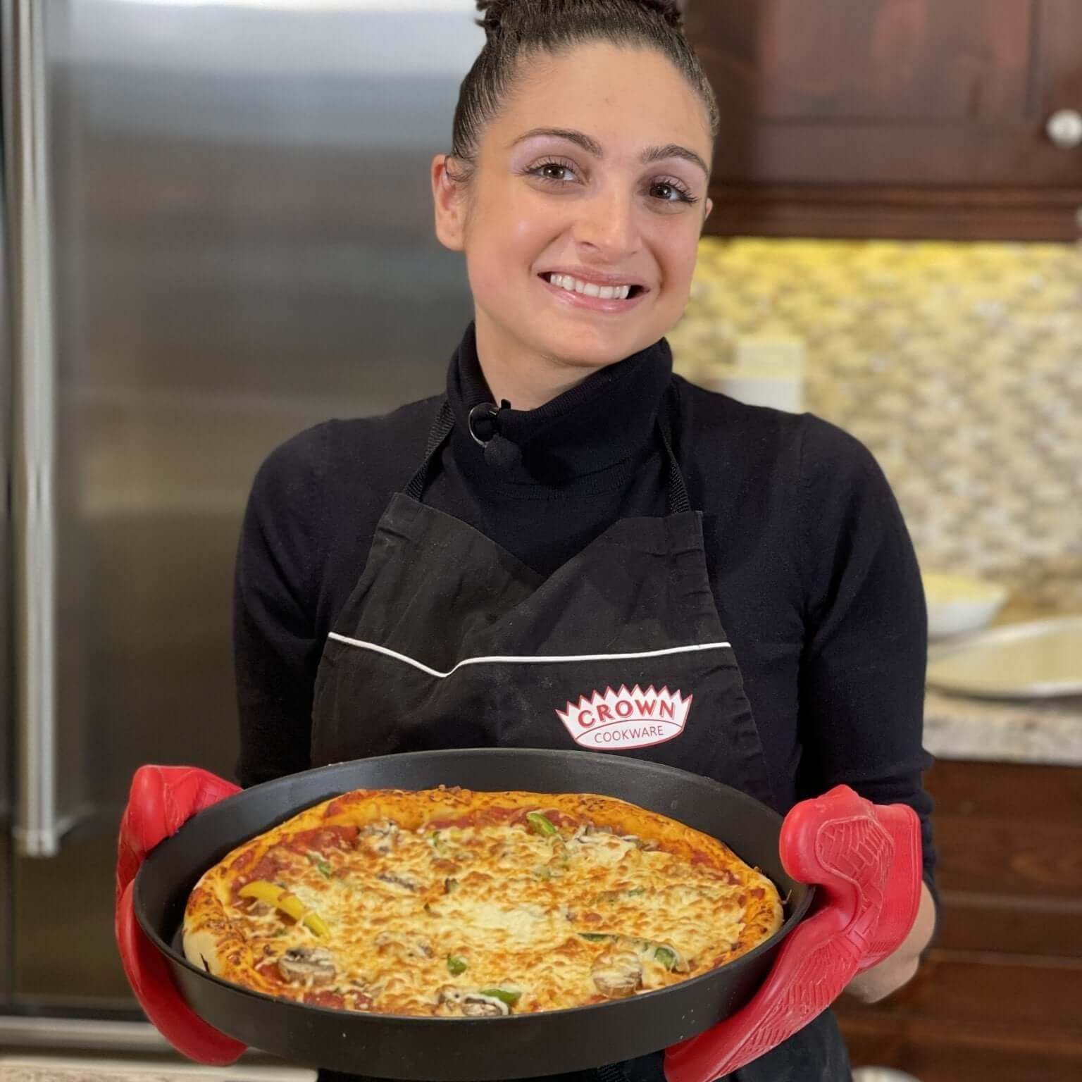Tapered Pizza Genius Pan, Made in Canada - Crown Cookware