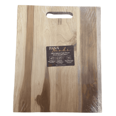 TEAK WOOD BOARD 15.75L" X 12.75W" - Crown Cookware