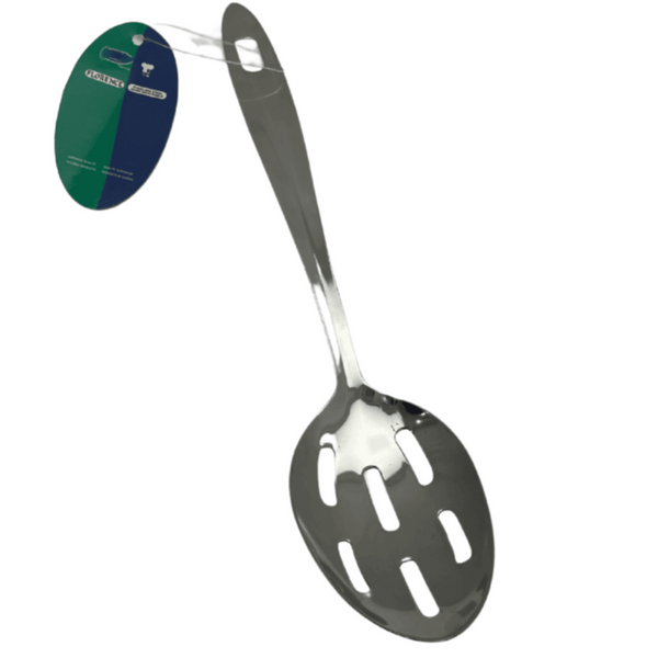  SLOTTED SERVING SPOON - Stainless Steel, Serving Utensil, Drain Liquids, Serving Spoon with Holes