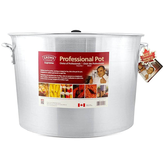 Stock Pots with Lid 148 Q / 140L, Made in Canada - Crown Cookware