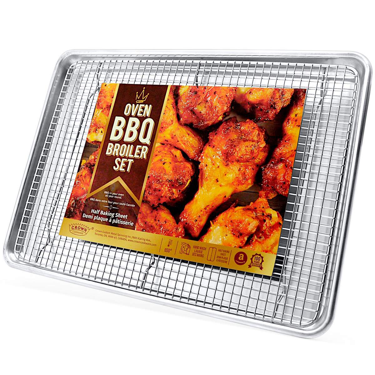 Baking Sheet with Rack, 13 x 18" - Crown Cookware