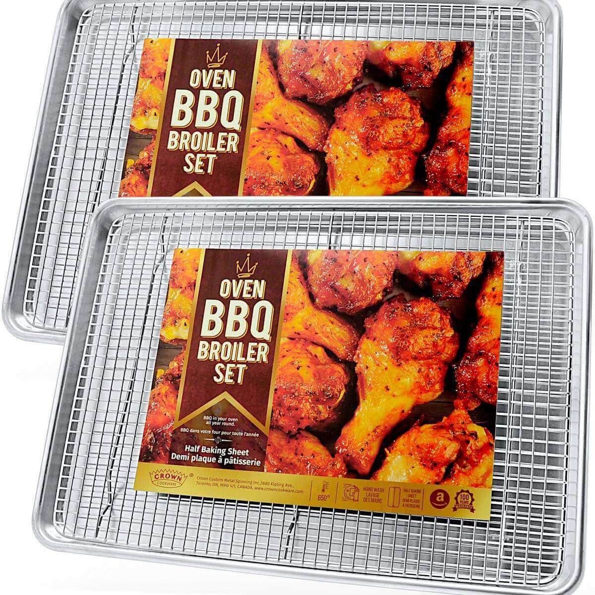 Baking Sheet with Rack 13 X18 INCH - Crown Cookware