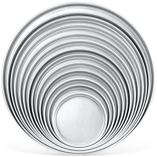 DEEP DISH PIZZA PANS-1 INCH HEIGHT - Crown Cookware, Canadian Made, Aluminum, Heat Conductive