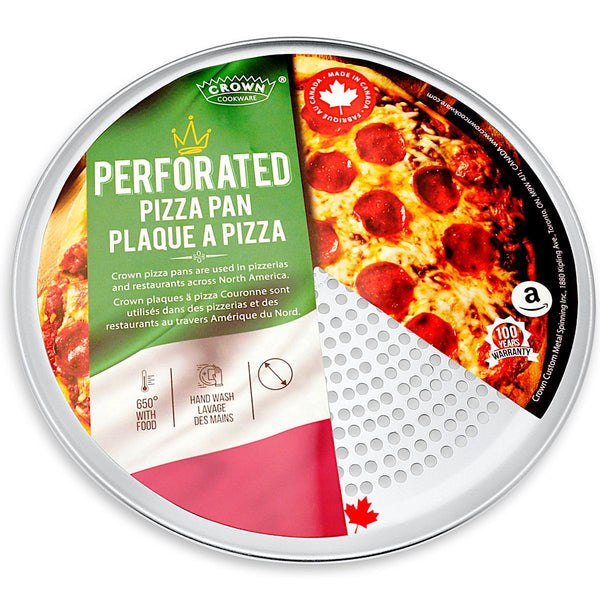 Pizza Pans with Holes - Perforated Perfection Pizza Pans - Crown Cookware