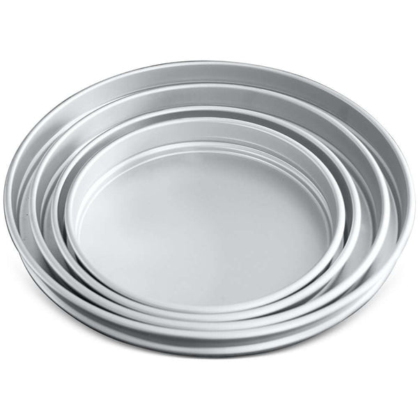 RIM STACKING PIZZA PAN- 1 INCH HEIGHT - Crown Cookware, Canadian Made, Aluminum, Warp-Resistant