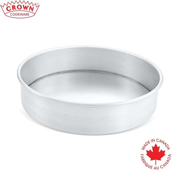 Round cake pan, 2 inches deep, high quality, durable, food-grade aluminum baking pan (7
